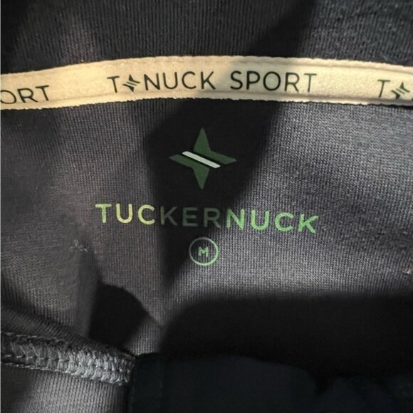 Tukernuck TNUCK SPORT Blue Snap Neck Bailey Pullover medium $128 - Picture 7 of 9